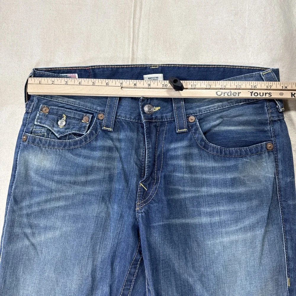 True Religion Men's Vintage Billy Jeans Size 34W 29L Denim Made In USA